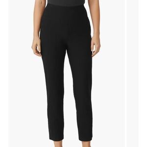 Eileen fisher High Waist Slim Ankle Pants Black S/P New‎ With Tags